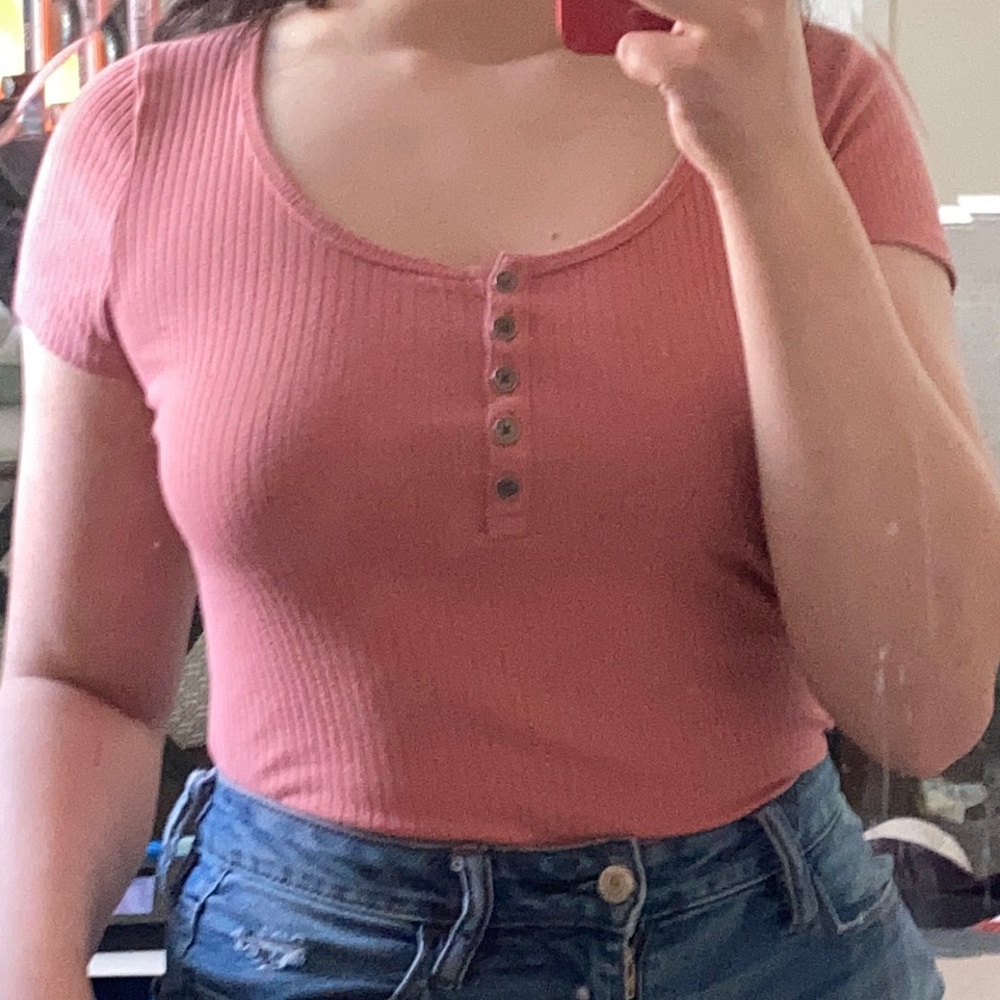 pink bodysuit